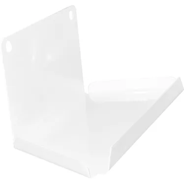 Крышка торцевая Line LED сталь окрашена белой порошковой краской, на линию 2 шт