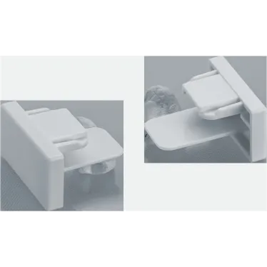 Заглушка пластиковая белая для шинопровода NLT-C-1L-AS1-WH-E