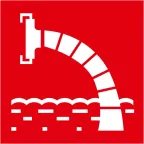                  Пиктограмма 150х150 Пожарный водоисточник
               