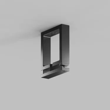 Крепление усиленное накладное для трека-ремня LED Belty Base IP20 черн. пластик