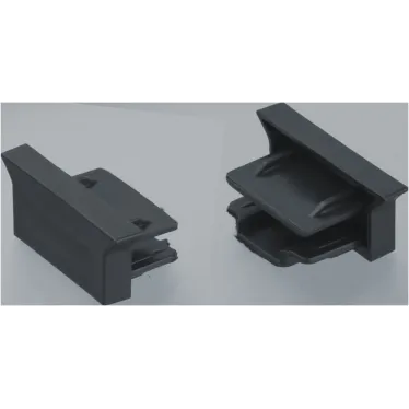 Заглушка пластиковая черная для шинопровода NLT-C-1L-AS2-BL-E