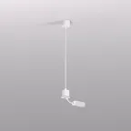 Подвод питания для подвесного монтажа трека SMART BASE АС 220-240V IP20 5 м бел. алюм. DENKIRS TR2124-WH