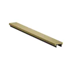 Заглушка декоративная желоба трека SHINE BASE 20 см сатинированная латунь алюм. DENKIRS TR5736-SB