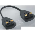 Коннектор гибкий черный для шинопровода NLT-C-1L-AS2-BL-F