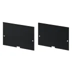 Заглушка POWER-W100H70 BLACK глухая, алюминий