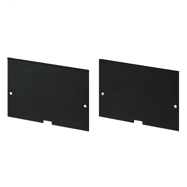 Заглушка POWER-W100H70 BLACK глухая, алюминий