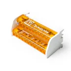 Шина на DIN-рейку в корпусе (кросс-модуль) 2х11