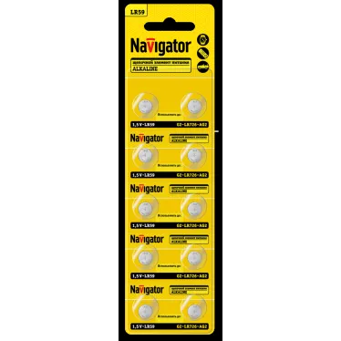 Батарейка NBT-11 (LR59, AG2, LR726) 1.5V Alkaline BP10