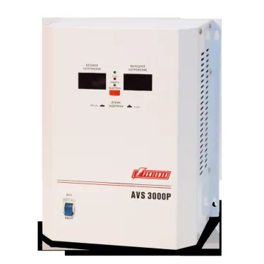 Стабилизатор напряжения POWERMAN AVS 3 000P для газового котла, компьютера, роутера