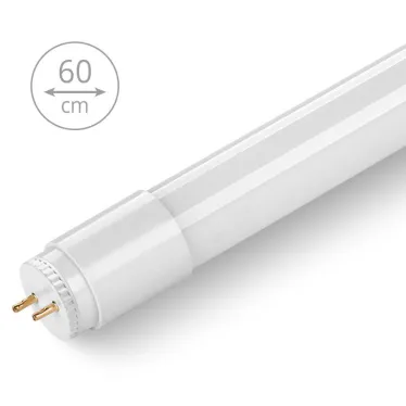 Лампа светодиодная 10 Вт 1000 лм 4000К Ra 80 трубка Т8 нейтральный G13 AC 170-265В 600мм поворотный цоколь