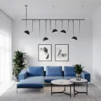 Крепление-зажим для трека-ремня Belty на штанге Rod IP20 черн. пластик DENKIRS TR5536-BK