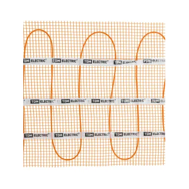 Мат нагревательный "Монтаж", двухжильный, 2 кв. м, 300 Вт, TDM