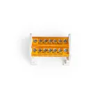 Шина на DIN-рейку в корпусе (кросс-модуль) 2х7