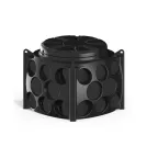 Пластиковый колодец КН-1000 H1000 с крышкой D780 мм