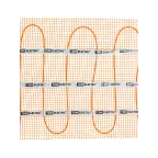 Мат нагревательный "Монтаж", двухжильный, 2,5 кв. м, 375 Вт, TDM