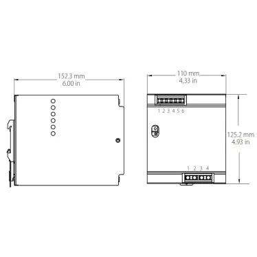 Источник питания HEAVY POWER, трёхфазный, 960 Вт, 24В
