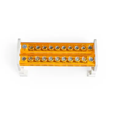 Шина на DIN-рейку в корпусе (кросс-модуль) 2х11