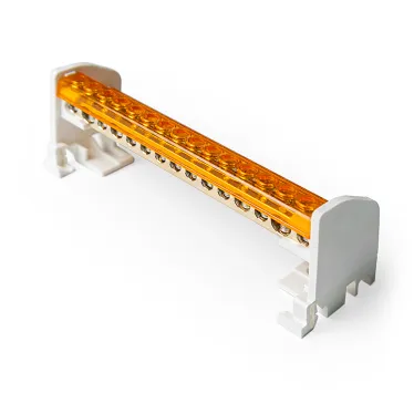 Шина на DIN-рейку в корпусе (кросс-модуль) 2х15