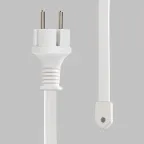 Гирлянда Белт-Лайт 2 жилы, 50м, шаг 40см, 125 патронов E27, IP65, белый плоский провод ПВХ