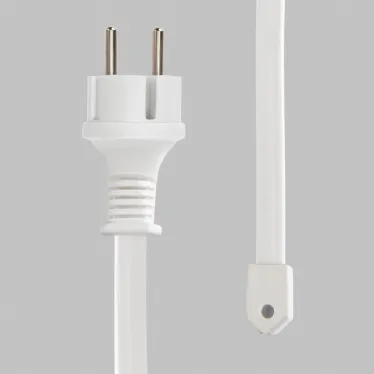 Гирлянда Белт-Лайт 2 жилы, 50м, шаг 40см, 125 патронов E27, IP65, белый плоский провод ПВХ