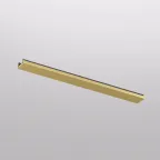 Заглушка декоративная желоба трека SHINE BASE 20 см сатинированная латунь алюм. DENKIRS TR5736-SB