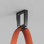 Крепление усиленное накладное для трека-ремня LED Belty Base IP20 черн. пластик