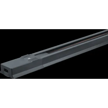 Шинопровод однофазный NLT-B-1L-AS2-BL-200 с вводом питания и заглушкой черный 2м