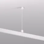 Подвод питания для подвесного монтажа трека SMART BASE АС 220-240V IP20 5 м бел. алюм. DENKIRS TR2124-WH