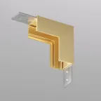 Элемент угловой для трека SHINE BASE 90град. стена-потолок сатинированная латунь алюм. DENKIRS TR5732-SB