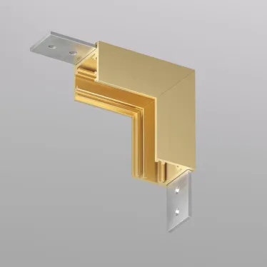 Элемент угловой для трека SHINE BASE 90град. стена-потолок сатинированная латунь алюм. DENKIRS TR5732-SB