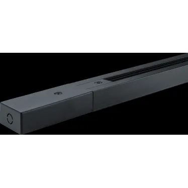 Шинопровод однофазный NLT-B-1L-AS1-BL-100 с вводом питания и заглушкой черный 1м