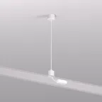 Подвод питания для подвесного монтажа трека SMART BASE АС 220-240V IP20 5 м бел. алюм. DENKIRS TR2124-WH