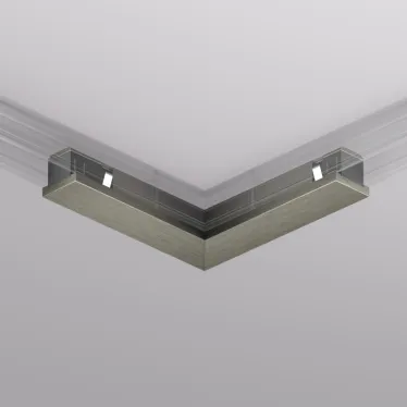 Коннектор электрический для трека SHINE BASE 90град. потолок-потолок темный никель алюм. DENKIRS TR5723-DN