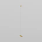 Подвес механический для трека SHINE BASE 48В DC IP20 2 м сатинированная латунь алюм. DENKIRS TR5718-SB