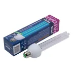 Лампа ультрафиолетовая бактерицидная. ESL-PLD-25/UVCB/E27/CL Спектр UVC 253,7нм. Картон. ТМ