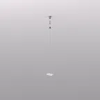 Подвес механический для трека SMART BASE 220В IP20 1.5 м бел. алюм. DENKIRS TR2126-WH