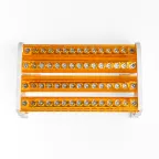 Шина на DIN-рейку в корпусе (кросс-модуль) 4х15