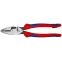Linemans Pliers плоскогубцы электромонтёра с приспособлением для протяжки кабеля и обжима кабельных наконечников рез: проволока средней твёрдости 46 мм твёрдая проволока 3 мм L-240 мм чёрные 2-компонентные рукоятки крепление для страховки