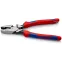 Linemans Pliers плоскогубцы электромонтёра с приспособлением для протяжки кабеля и обжима кабельных наконечников рез: проволока средней твёрдости 46 мм твёрдая проволока 3 мм L-240 мм чёрные 2-компонентные рукоятки крепление для страховки блисте