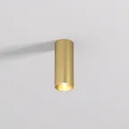 Светильник накладной SHINE TUBE со светодиодом D45хH115 IP20 3000 К 7 Вт RA-90 сатинированная латунь алюм. DENKIRS DK2615-SB