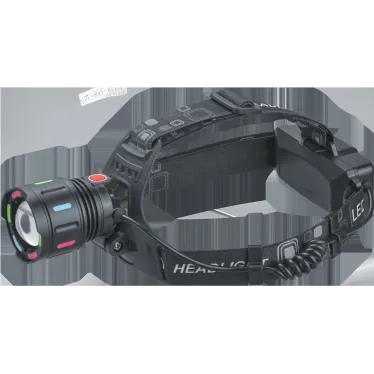 Фонарь светодиодный NPT-H44-ACCU 10Вт 1LED налобный аккумуляторный