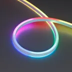                  Гибкий неон 10 Вт/м 24В RGB IP67 84LED/м WAVE-SIDE-DOUBLE-B84-16x15mm SMD 5060 5м, вывод боковой, 5 лет
               