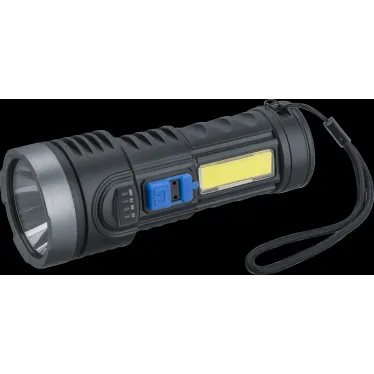 Фонарь светодиодный NPT-CP28-ACCU для работы 1 LED, 1В + 1 СОВ, 3Вт