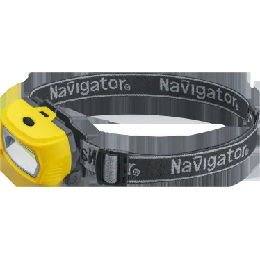 Фонарь светодиодный NPT-H40-ACCU 3Вт 1COB налобный аккумуляторный