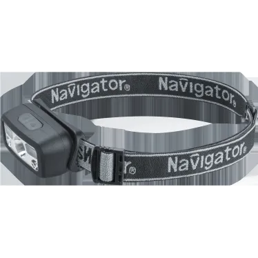 Фонарь светодиодный NPT-H45-ACCU 1LED, 3Вт + 4 SMDбелых + 2 SMD красных налобный аккумуляторный