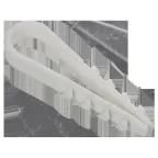 Дюбель-хомут 5х10мм для круглого кабеля нейлон белый (100шт/упак) GENERICA