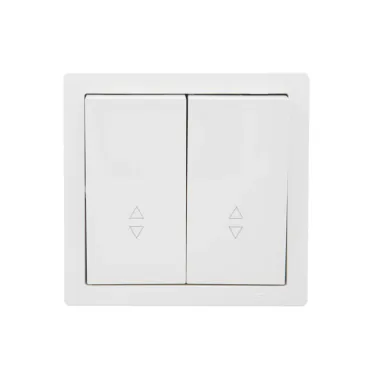 LETO Выключатель проходной двойной белый Lezard 752-0200-106