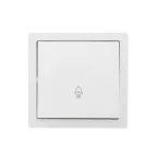 LETO Кнопка звонка белый Lezard 752-0200-103