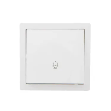 LETO Кнопка звонка белый Lezard 752-0200-103