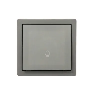 LETO Кнопка звонка платина Lezard 752-3500-103